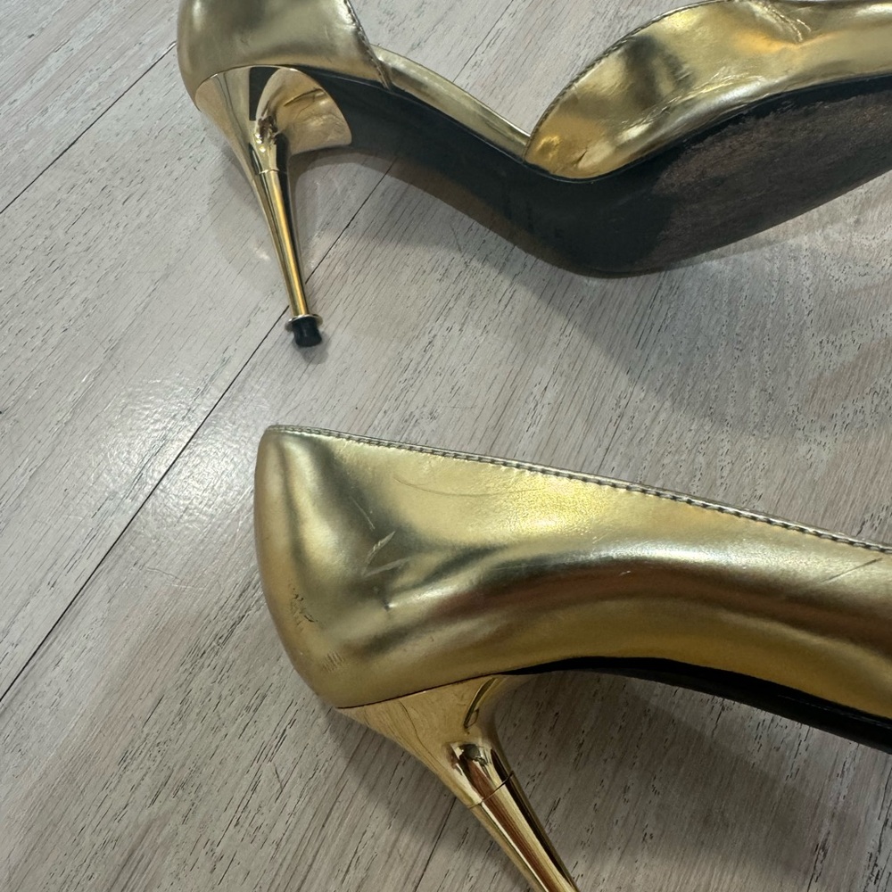 Tom Ford Gold Pumps Size 6.5 - Picture 4 of 8